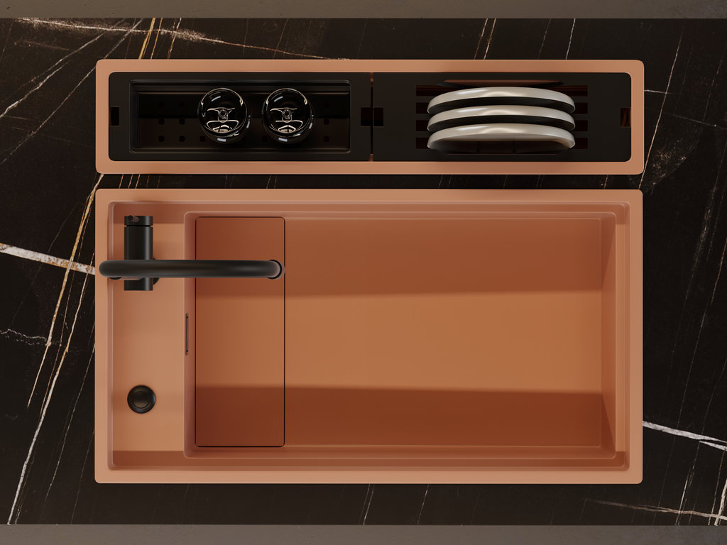 Кухонная мойка Kinaru Pro 86-U/I DO OMOIKIRI 4997024 - Вид №4