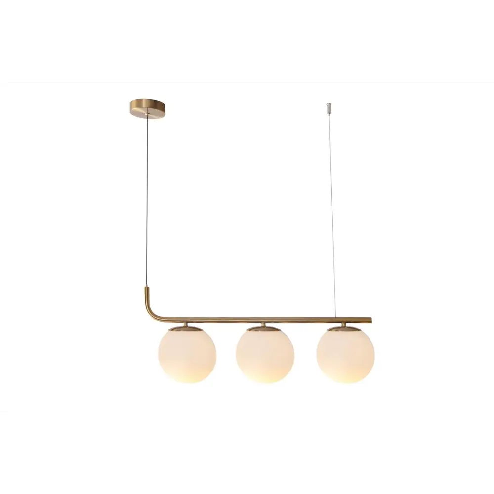 Светильник подвесной Escada 1163/3S, 3 лампы, 9 м², цвет бежевый/белый STLM-2054970