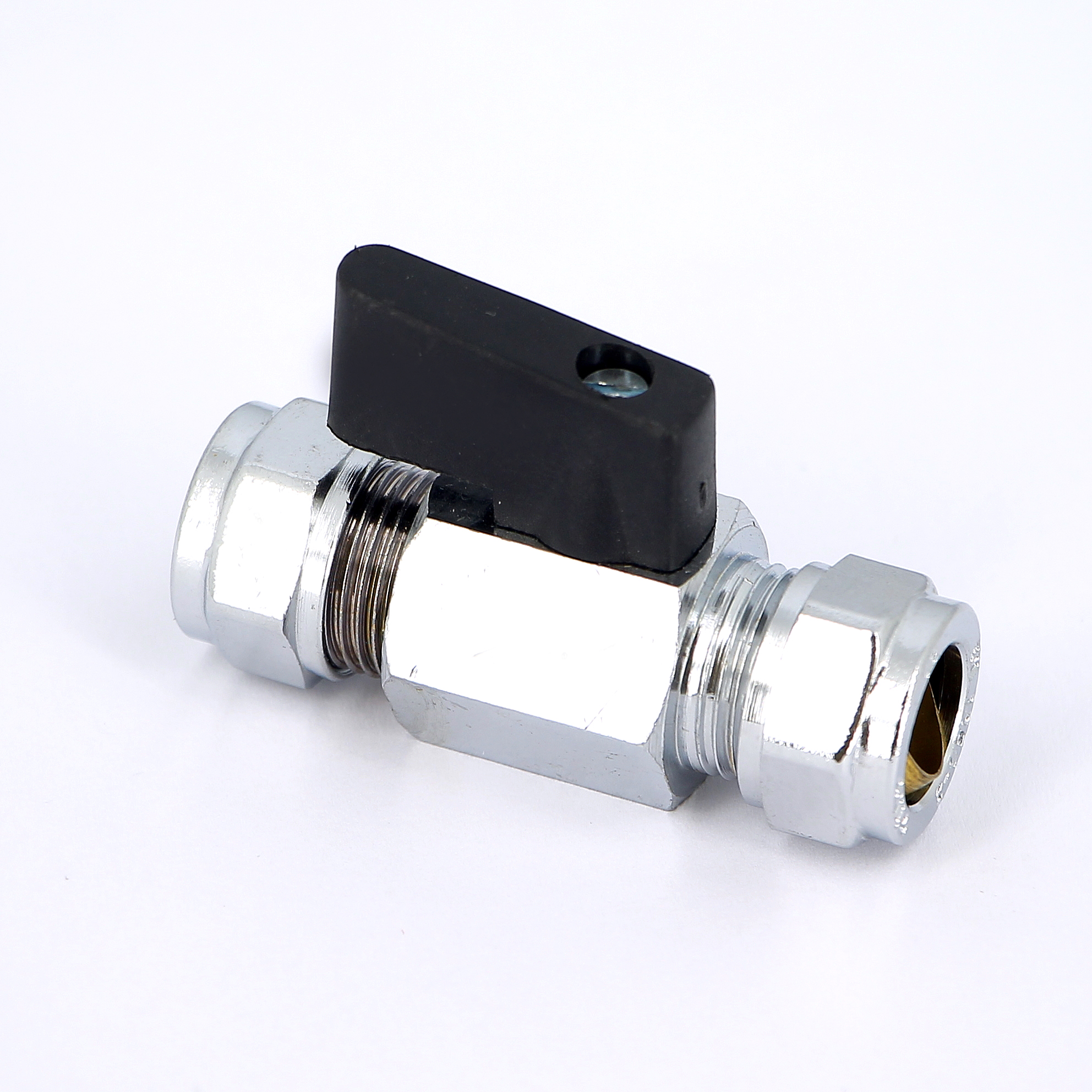 Кран мини обжим флажок TIEMME 12x12 2900005