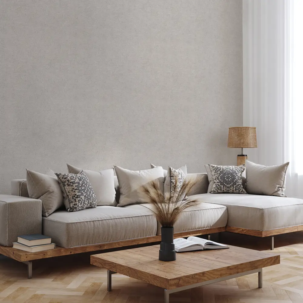 INSPIRE Linen - флизелиновые обои темно-бежевые под покраску 87949127 STLM-0076325 - Вид №3