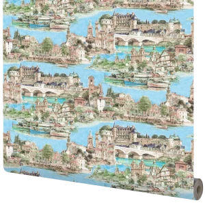 Обои флизелиновые Wall Decor синие 1.06 м 75071-62 85330670 STLM-2142209