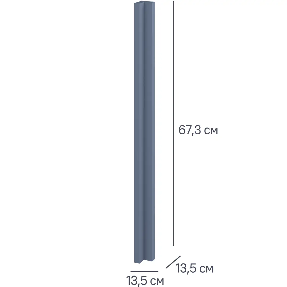 Santreyd Угловой элемент Нокса для мебели - голубой матовый 86578008 STLM-0878913