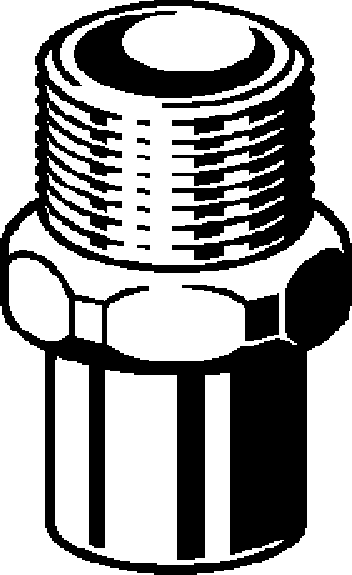 112 400 Модель 94243G Трубопроводные системы  Фитинги для пайки  Переходники/​переходные угольники Santreyd  - Вид №1