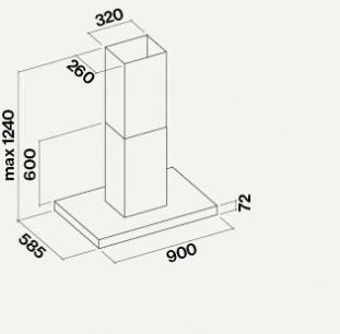Falmec Настенная вытяжка из нержавеющей стали и стекла Design sun-id-1387843 - Вид №2