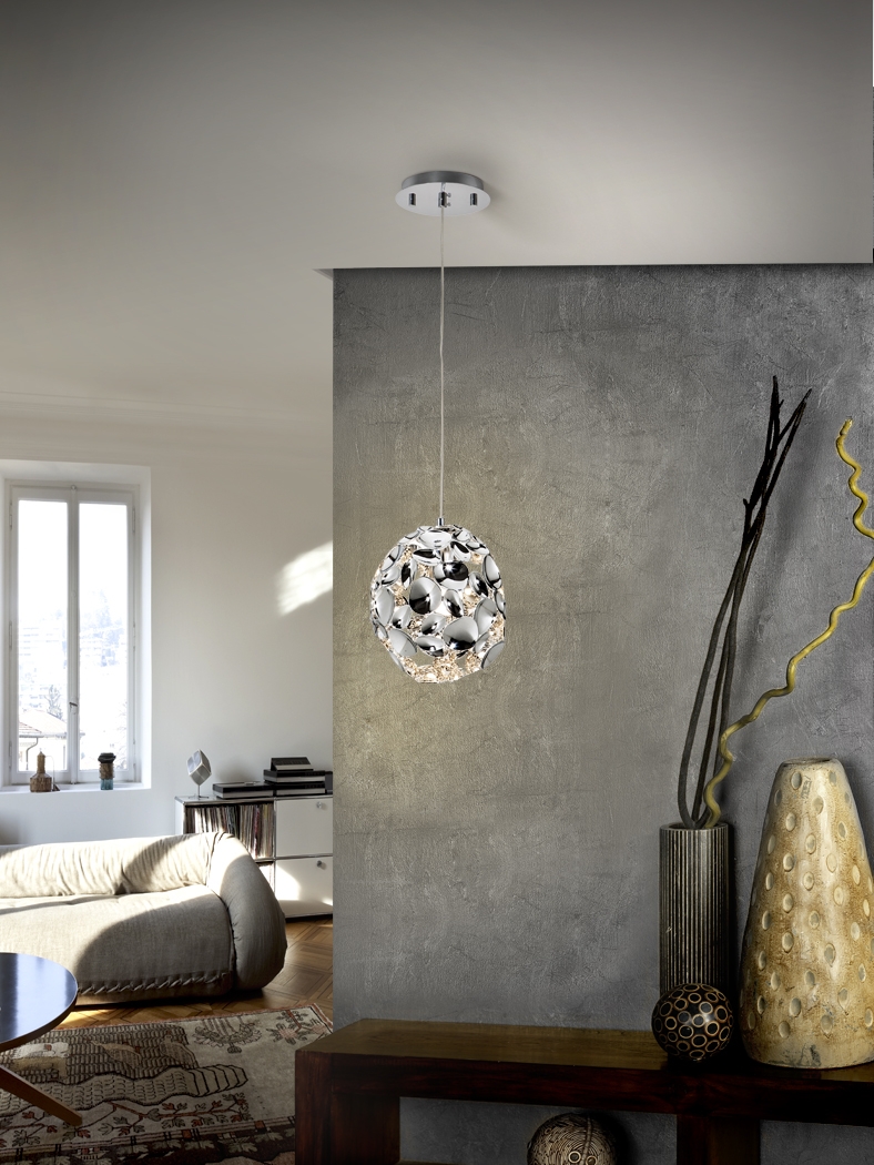 063950 Люстра Ø18 1L хром Schuller Narisa  - Вид №1