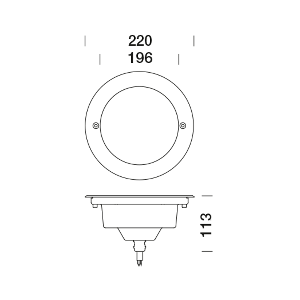 8381403 Встраиваемый в пешеходный пол Platek MEDIO FULL INOX  MEDIO FULL INOX - 16 LED RGBW 28°  - Вид №6