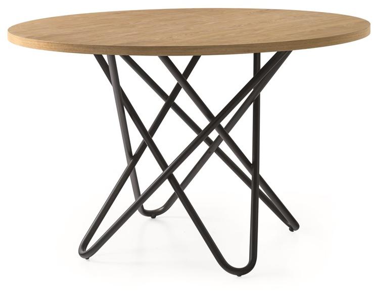 Calligaris Круглый стол из керамики с эффектом мрамора Stellar Cs4112 - Вид №1