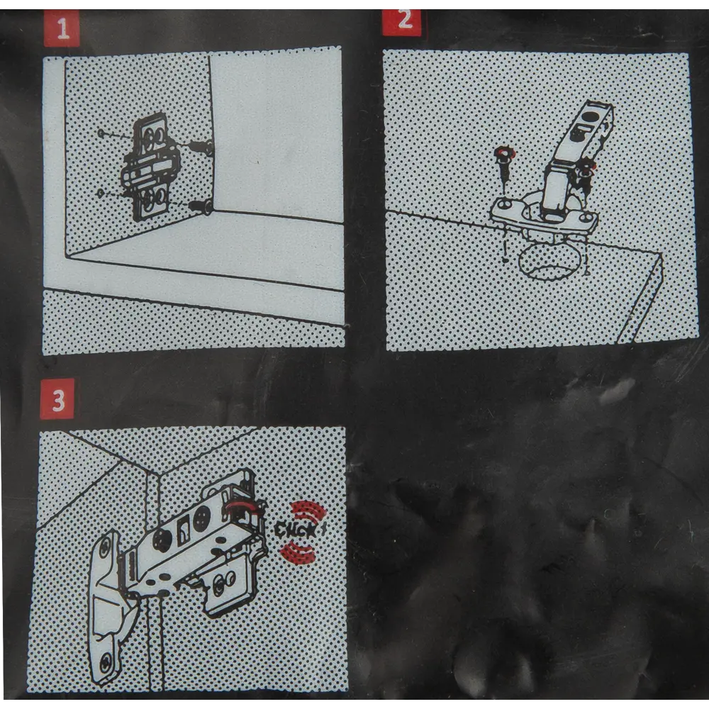 Петля мебельная SAMET Master Black с плавным доводчиком 84829209 STLM-0055744 - Вид №4