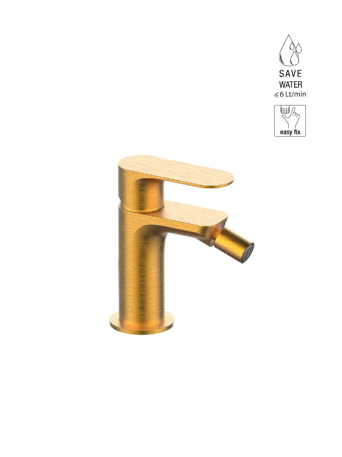 Смеситель для биде без слива с ограничителем расхода Rubinetterie Frattini Lea ARCH-00143176 - Вид №7