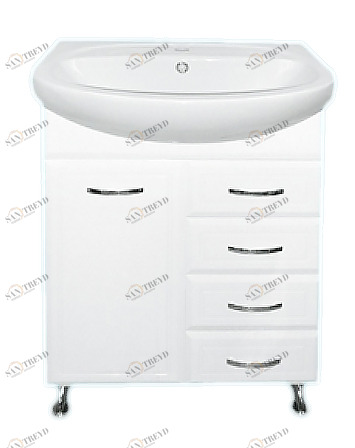 Тумба Стелла-65 с 4 ящ. Б/К вертик. с раков. Стелла-65 см MISTY 2312133