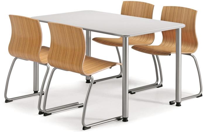 TALIN Консольный штабелируемый стул из фанеры с подлокотниками Webwood sun-id-1467294 - Вид №2