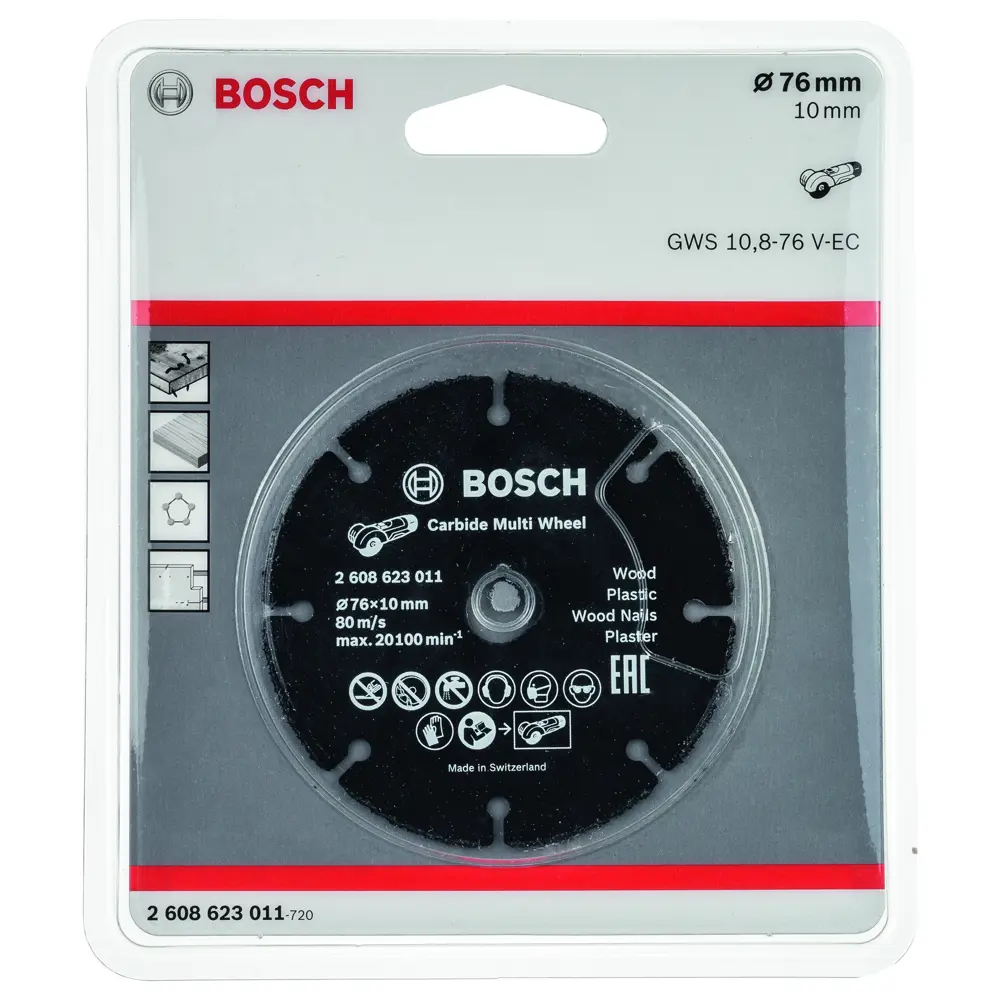 Диск отрезной по дереву Bosch Professional 2608623011 76x10x1 мм 82009895 STLM-2096746  - Вид №1