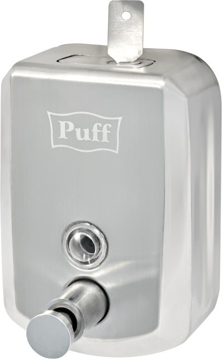 1402.137 Дозатор с ключом для жидкого мыла из нерж стали антивандальный 8705 PUFF  - Вид №2