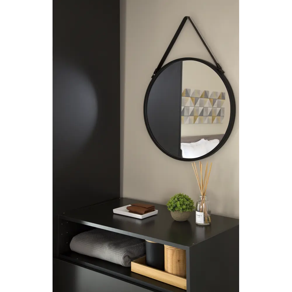 Зеркало декоративное Inspire Barbier круглое 55 см цвет чёрный 82143167 STLM-2070203  - Вид №8