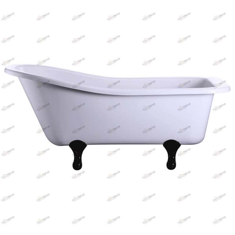 Ванна акриловая Buckingham Slipper c ножками E10 BLA Slipper Burlington E6, E10 BLA 740 x 1500 x 780