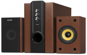 SV-0130820WD Колонки ( с сабвуфером) ас sps-820 (38 вт), дерево Sven