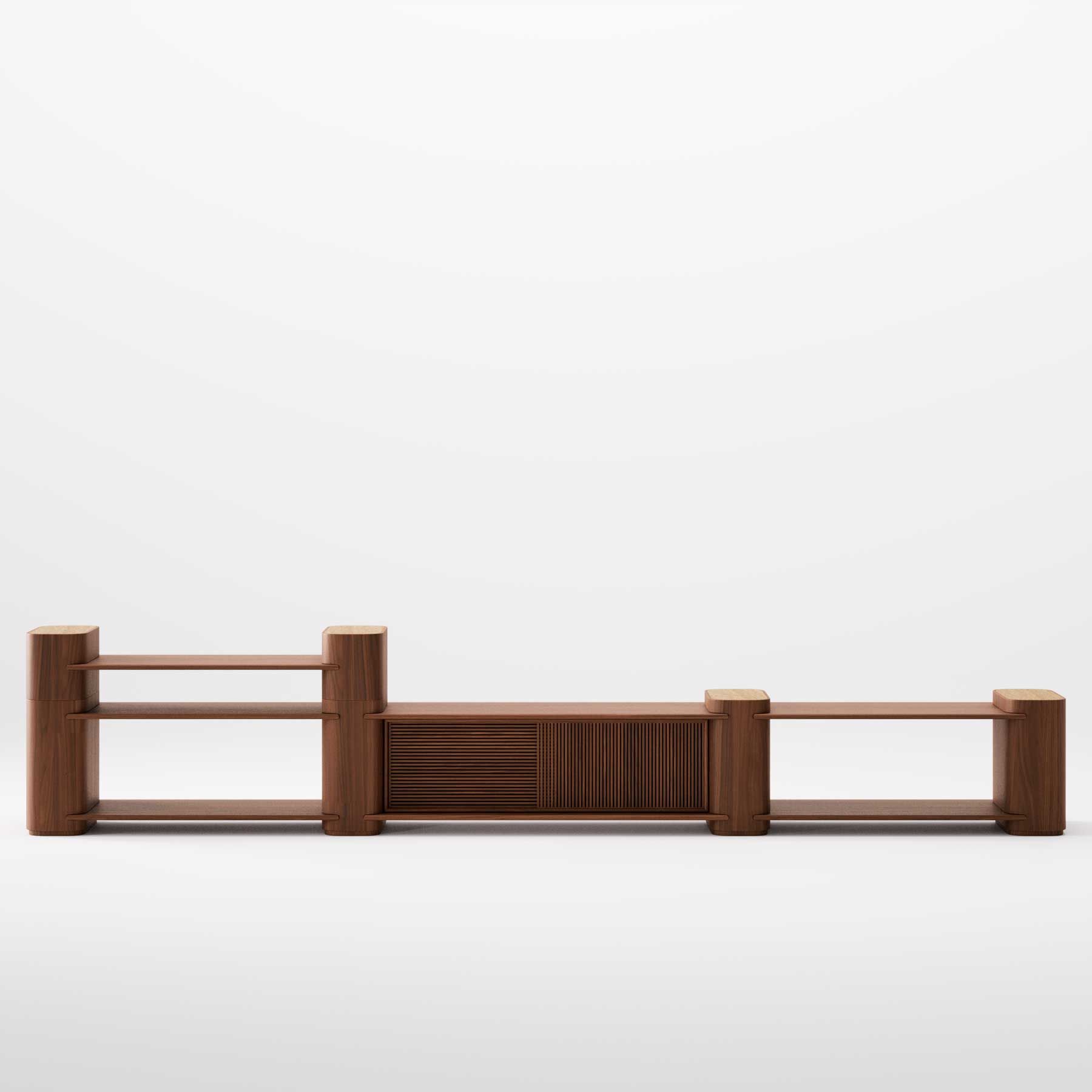 Секционная деревянная двухсторонняя решетка Wewood Path ARCH-00130012 - Вид №8