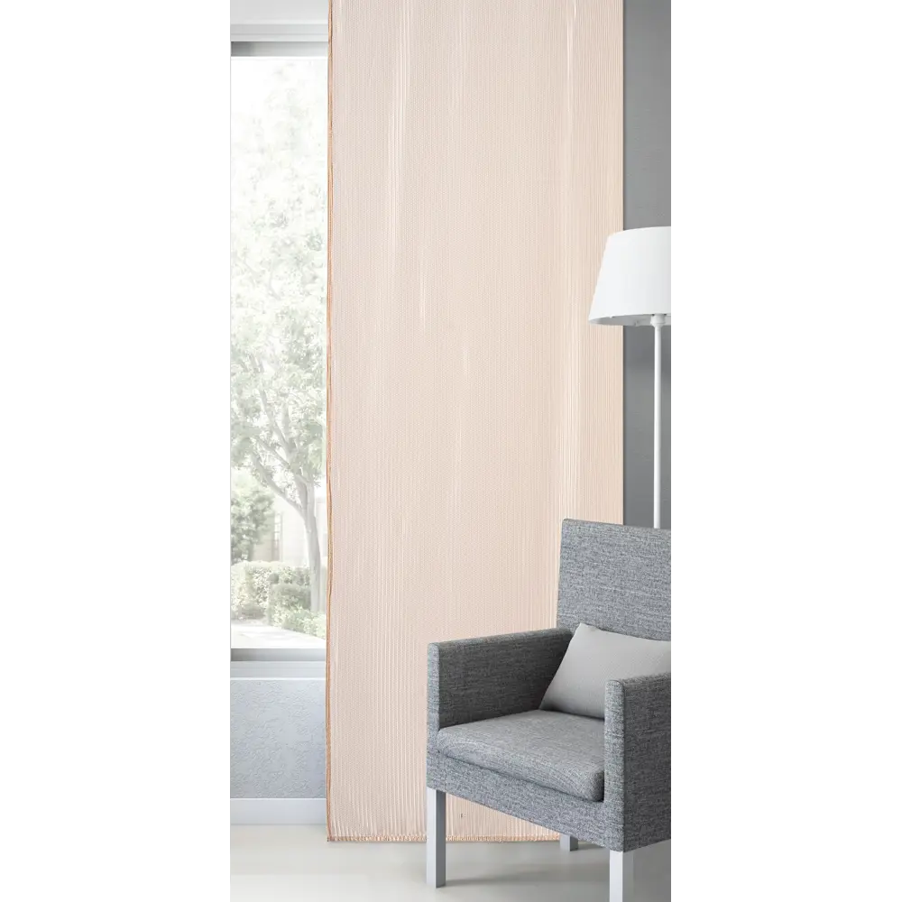 Тюль на ленте Valletta 250x260 см цвет экрю 82922215 STLM-2126460 INSPIRE  - Вид №1