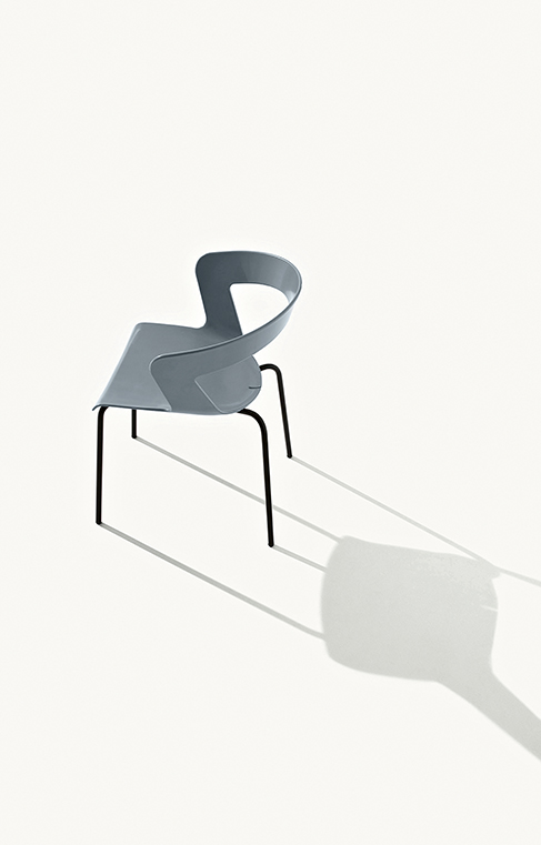 Ibis 002 Кресло со стальным каркасом на 4 ножках и корпусом из технополимера. Et al. Ibis