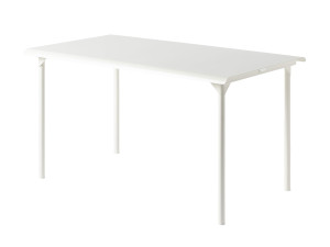 Прямоугольный садовый стол из нержавеющей стали