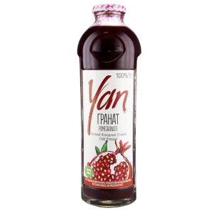 Гранатовый сок прямого холодного отжима Yan 930 мл