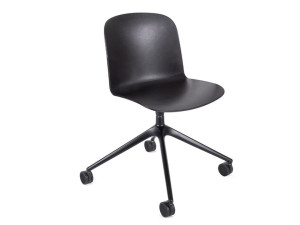 Вращающееся кресло из полипропилена с колесами