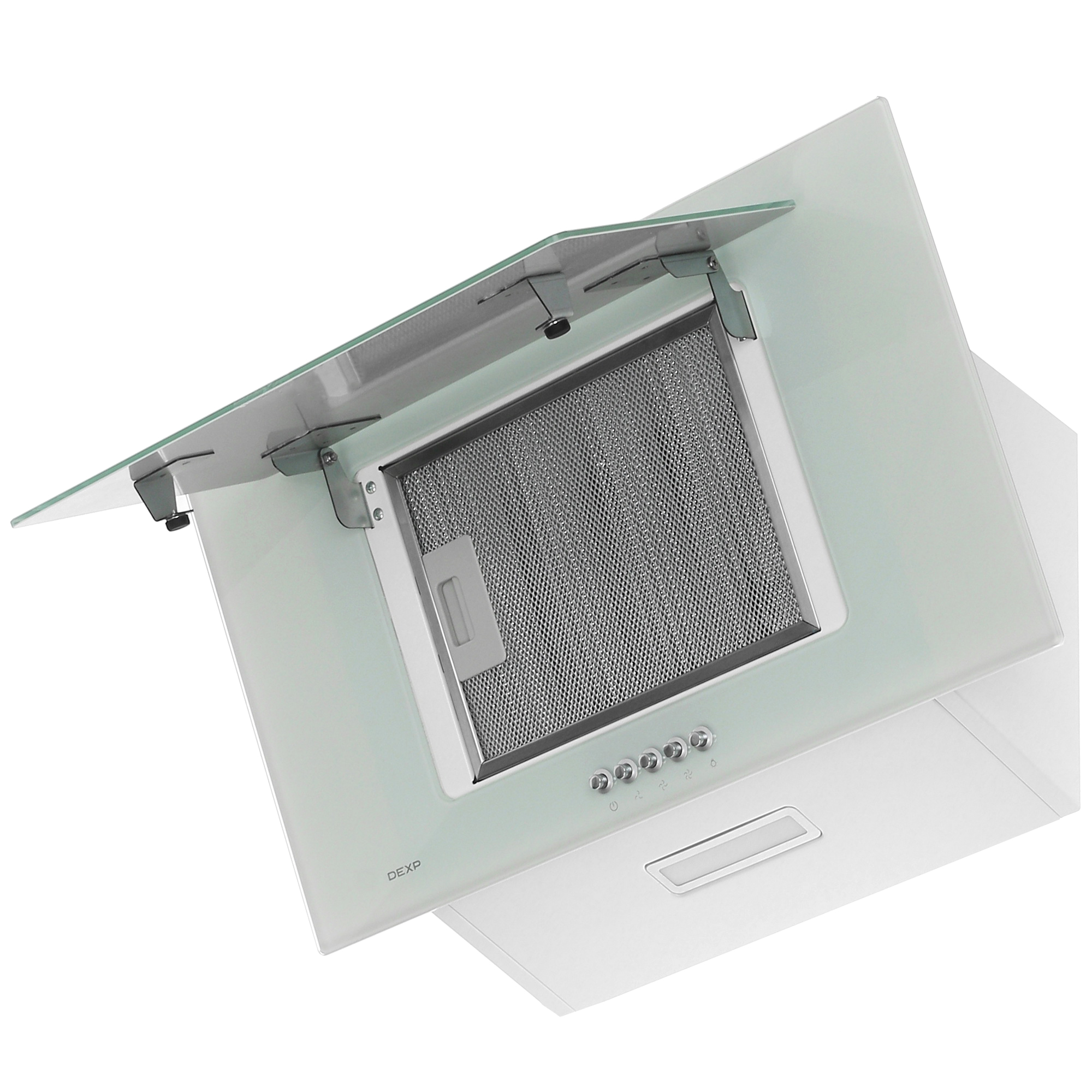 5410064 Вытяжка наклонная DEXP YC60W белый/белый STDN-0125095 - Вид №2