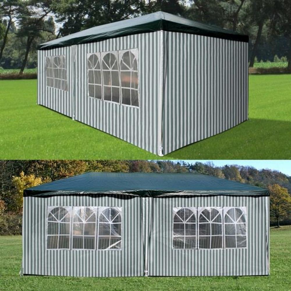 Шатер для отдыха 3х6 м AFM-1015A Green-white AFINA  241152 Белый  - Вид №1