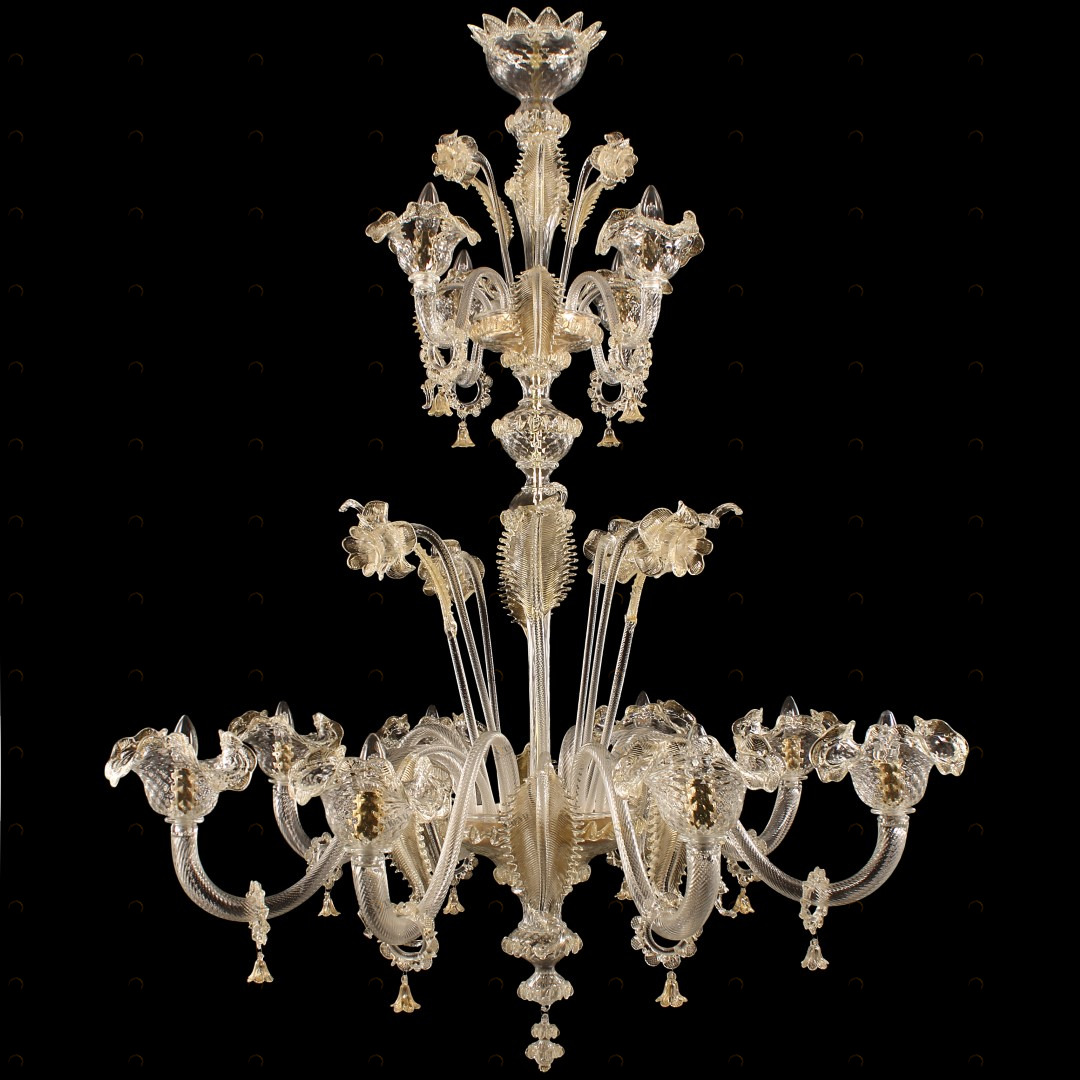 1090 ORIGINALMURANOGLASS Люстра Лейлани - Классик - муранское стекло OMG  см CLASSICO