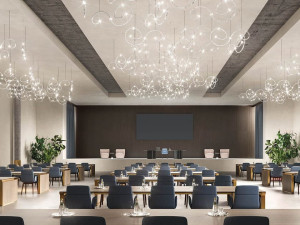 Стеклянный светодиодный подвесной светильник