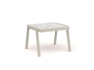 Прямоугольный алюминиевый журнальный столик