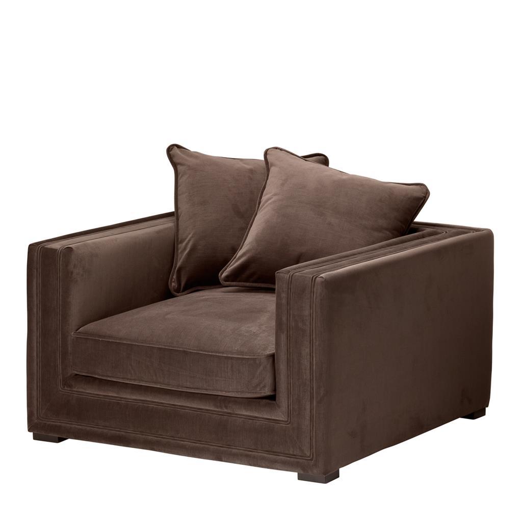 Кресло Menorca от Eichholtz EICHHOLTZ ДИЗАЙНЕРСКИЕ, EICHHOLTZ 062296 Коричневый  - Вид №1