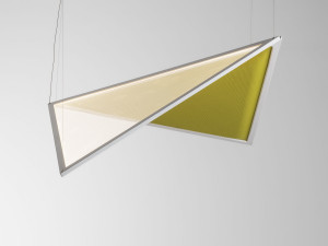 Рециркулированный Pet регулируемый акустический подвесной светильник