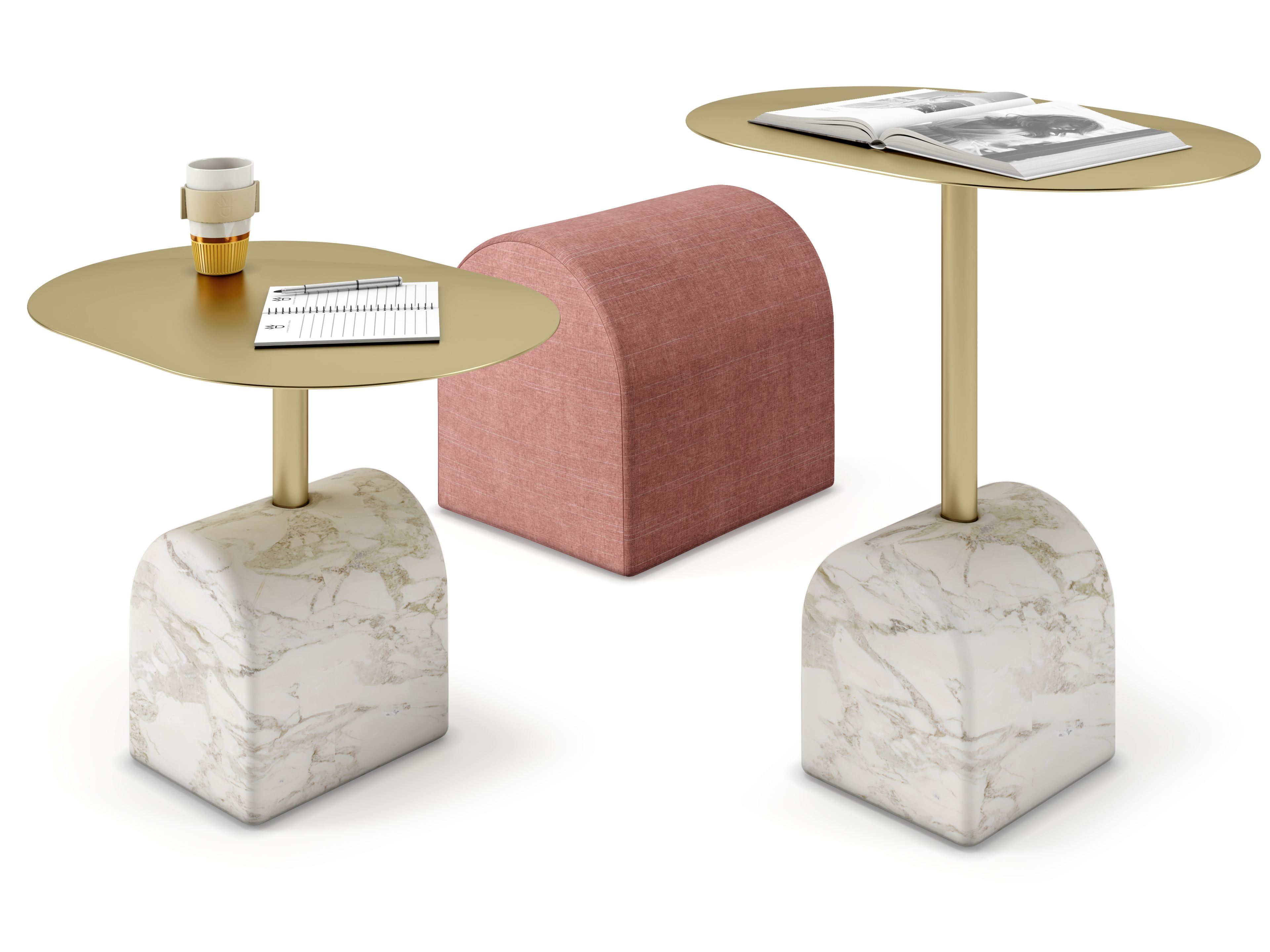 Металлический журнальный столик Cider Edition À Dada ARCH-00097870 - Вид №4