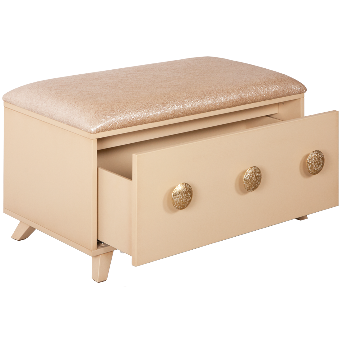 14022 Банкетка Heri 1 Айвори BOGACHO 4627155811082 - Вид №1