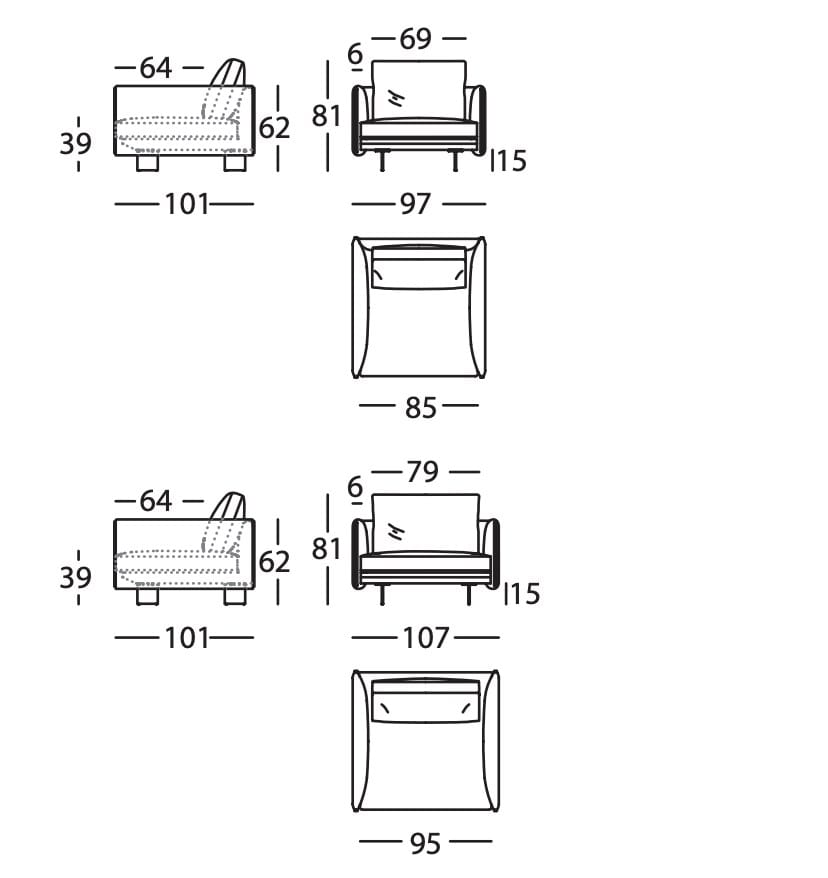 Кресло с подлокотниками SANCAL ARCH-00078734 - Вид №2