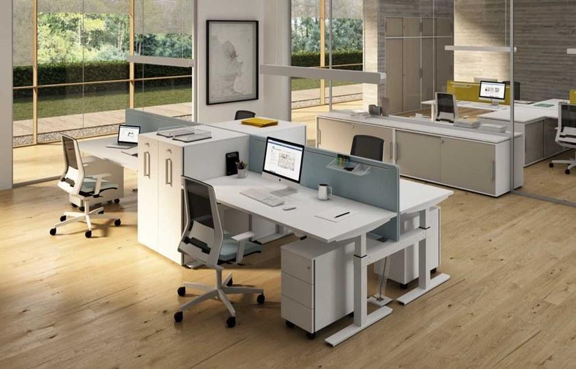 Bralco Прямоугольный стол из меламина Winglet sun-id-1477285 - Вид №2