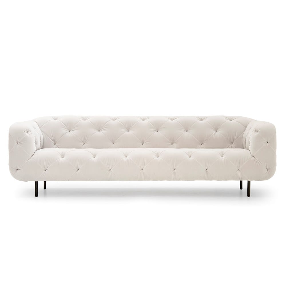 3-местный бархатный диван capitonné Formitalia Overseas ARCH-00133193 - Вид №4