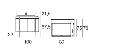 Закрытый кухонный модуль с барбекю emu Эмили ARCH-00074960 - Вид №1