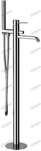 Rubinetterie Mariani Комплект для ванны из латуни, однорычажный, с ручным душем Ultraminimal 21a/um