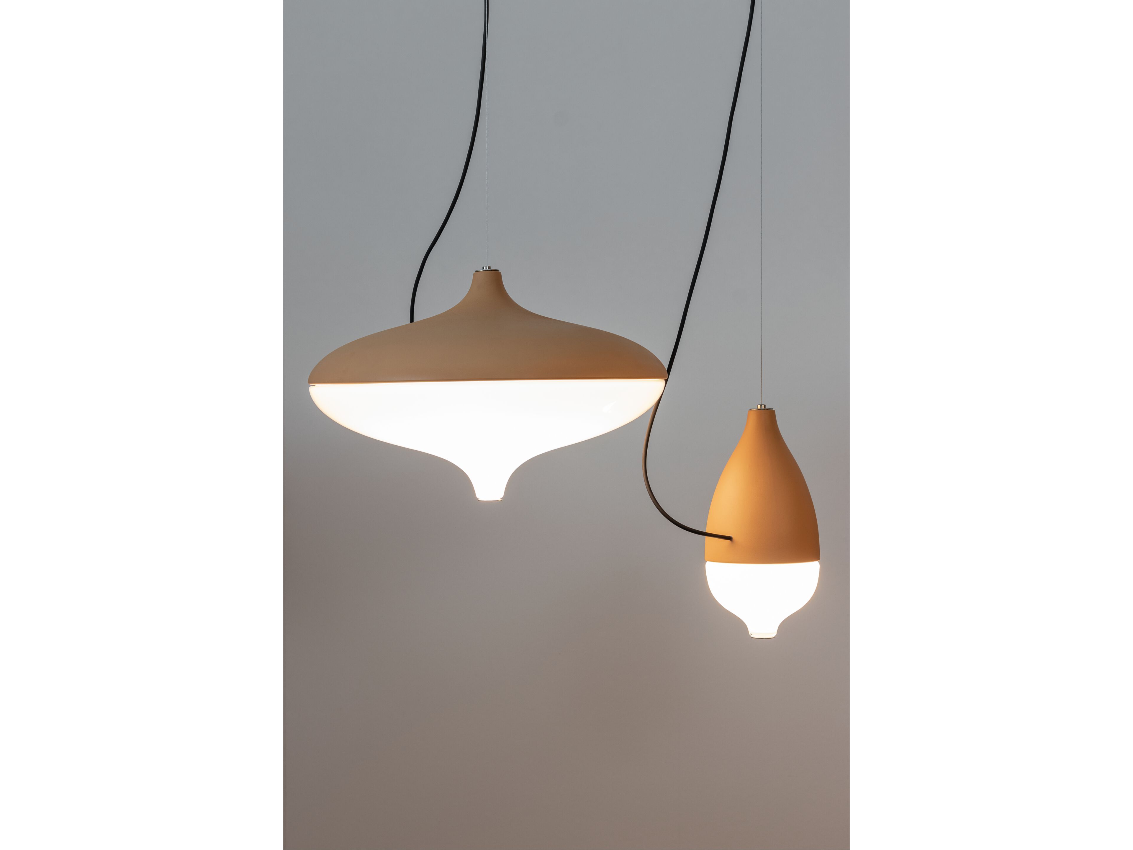 Керамический и стеклянный светодиодный подвесной светильник Hind Rabii T-Cotta ARCH-00045990 - Вид №6