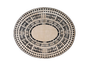 Ковер ручной работы из шерсти и шелка