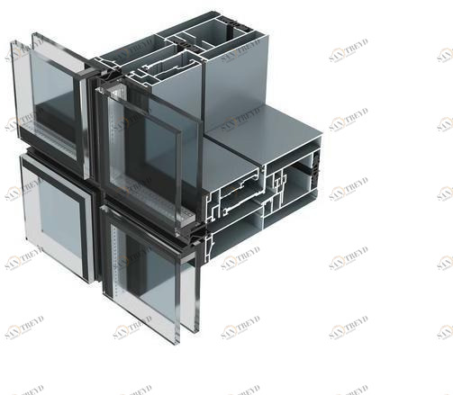 ALUK Group Сплошная фасадная система из алюминия Aw 86 sun-id-1387347