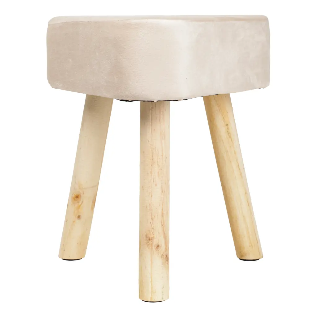 Пуф Dream River треугольный на деревянных ножках бежевый 32x36 см 89432353 STLM-1575355 - Вид №1