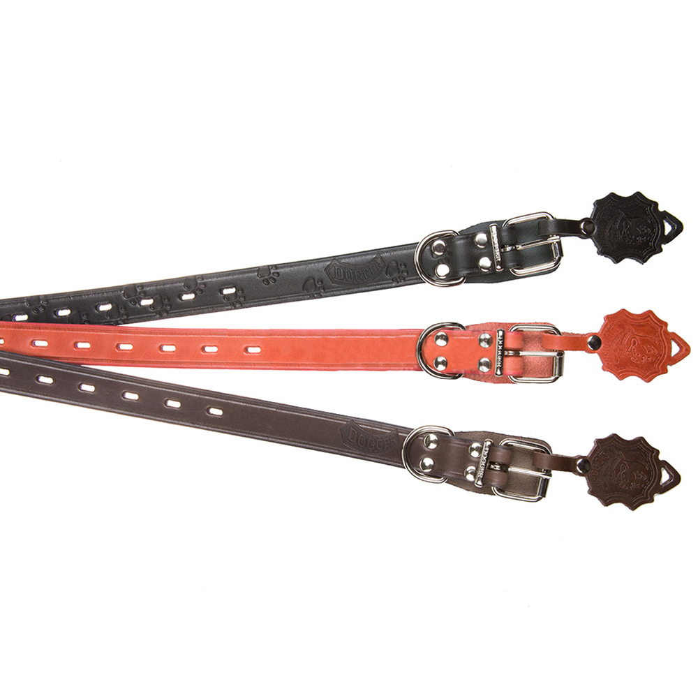 Т0056978 Ошейник для собак тисненый щенячий 25мм DOGGER 