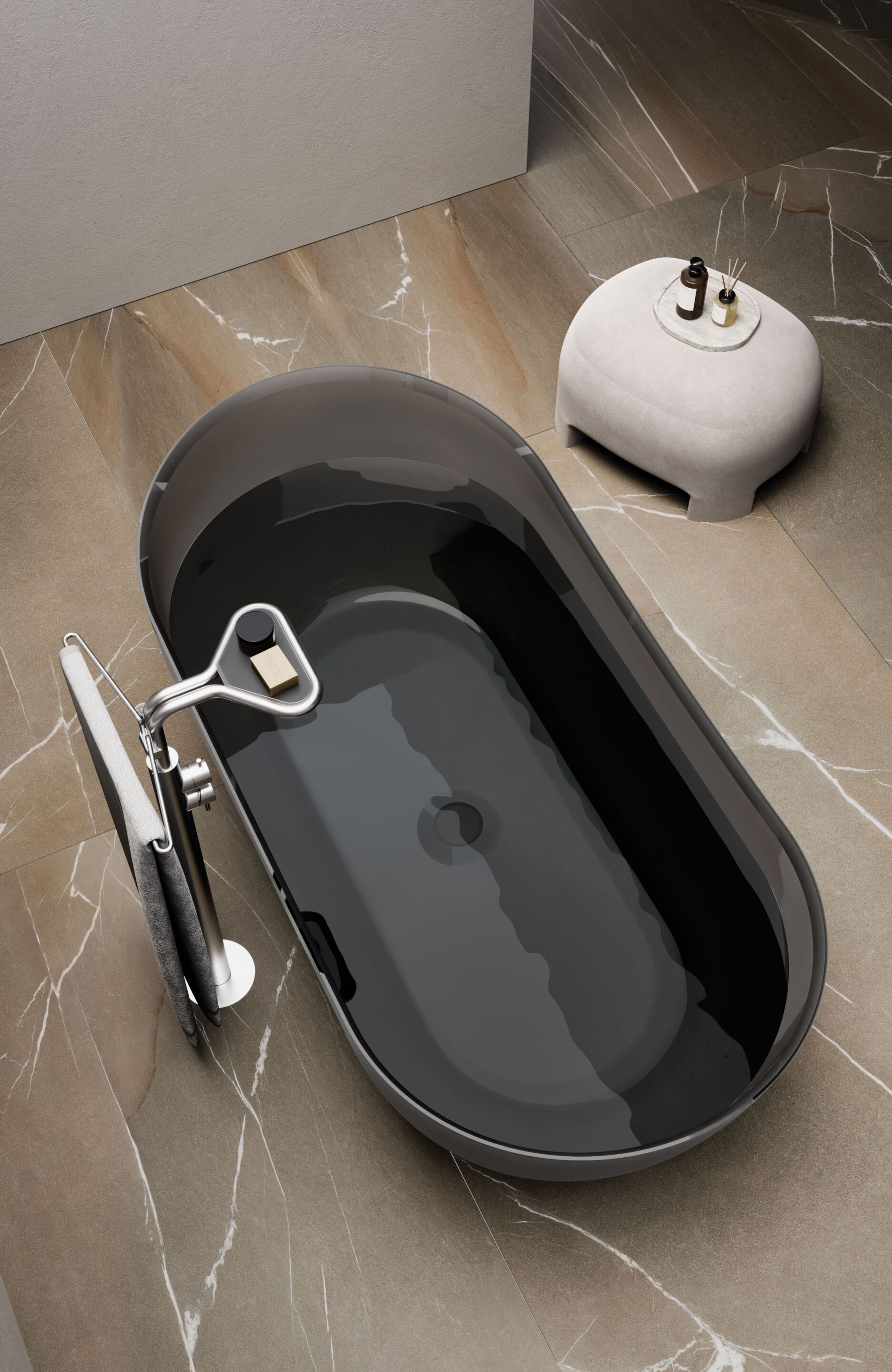 Ванна в центре комнаты из Хромалита DISENIA Habe ARCH-00097667 - Вид №4