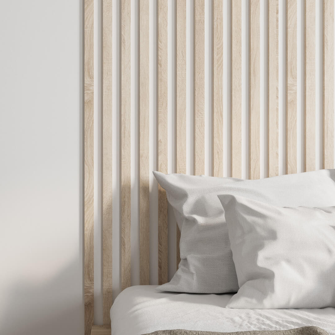 Интерьерная рейка МДФ Stella Бриона Light Дуб Сонома 16*40*900 (уп.8шт.) STSR-790 - Вид №1