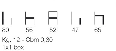 Blifase Стул из ткани с подлокотниками Maxine sun-id-1496661 - Вид №1
