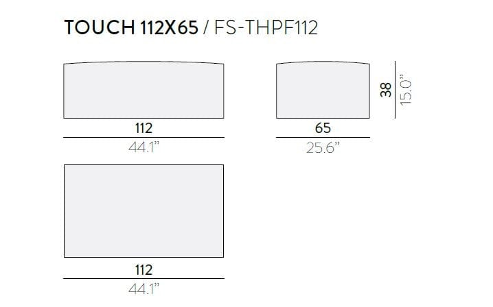 Ткань прямоугольный сад пуфик MANUTTI ARCH-00144521 - Вид №9