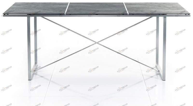 solpuri Прямоугольный керамический садовый стол X-series stainless steel sun-id-1498880